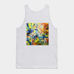 Explore - colorful abstract acrylic painting Tank Top